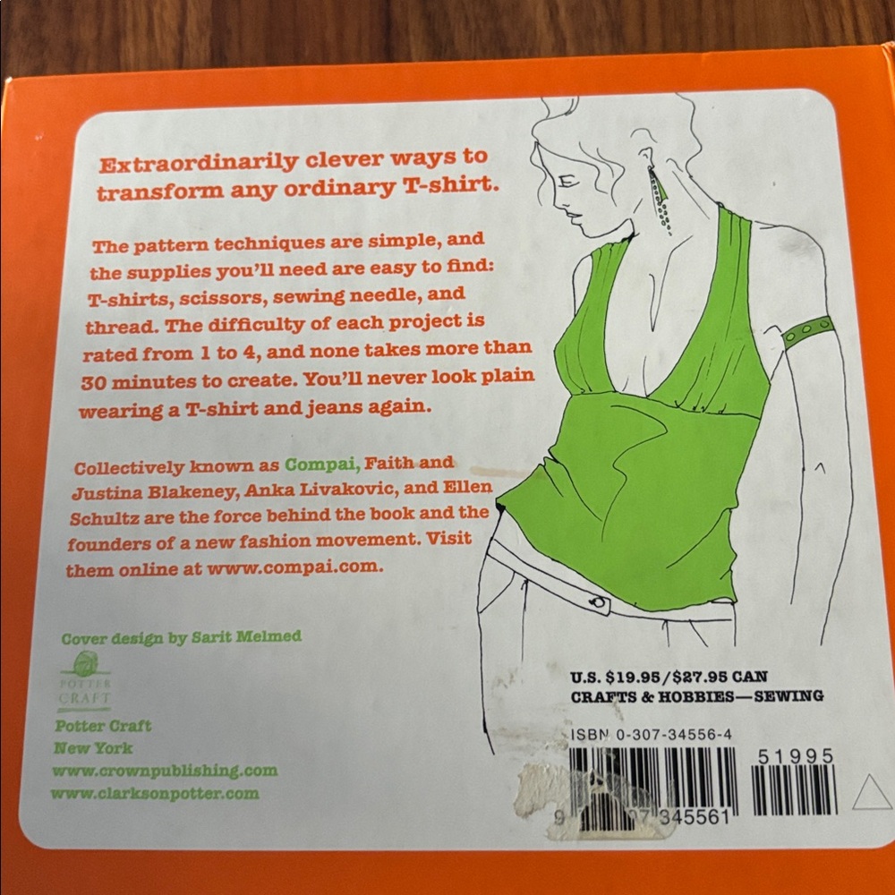99 Ways to Cut, Sew, Trim & Tie Your T-Shirt - diy book used but really like new - Picture 4 of 17